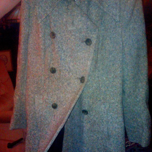 1960's 100 % wool tweed coat made in Ireland - Picture 2 of 11